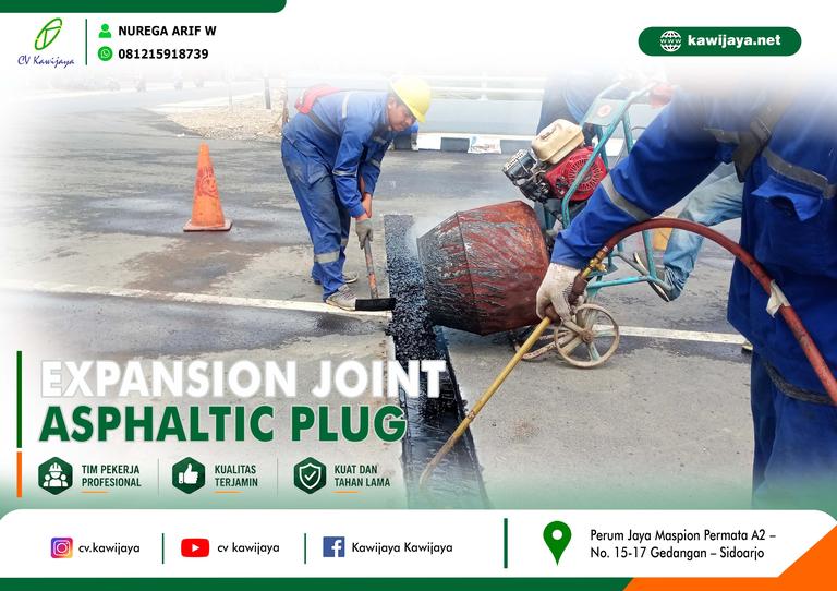 Expansion Joint Asphaltic Jembatan Grobokan - Jateng