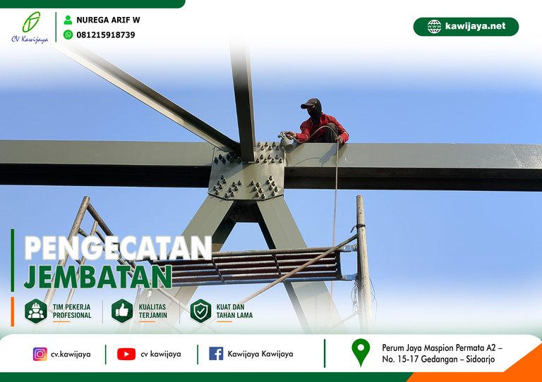 Pengecatan Jembatan Comal - Batang