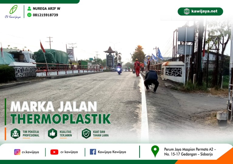 Marka Jalan Jembatan Banger B - Batang