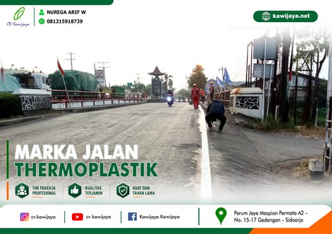 Marka Jalan Jembatan Banger B - Batang