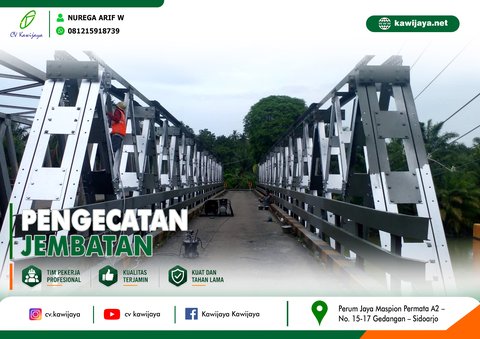 Pengecatan Jembatan Pino - Bengkulu