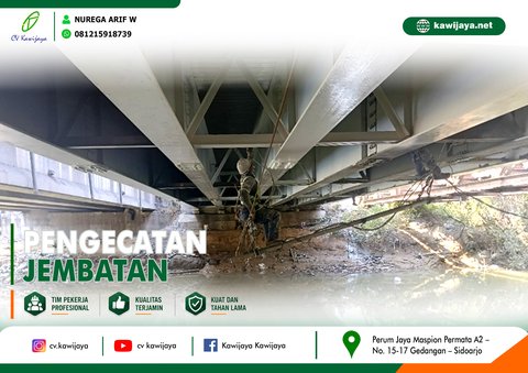 Pengecatan Jembatan Kaliori B - Rembang