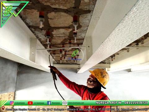 Grouting Epoxy Jembatan Sukadamai, Batu licin - Kalimantan Selatan