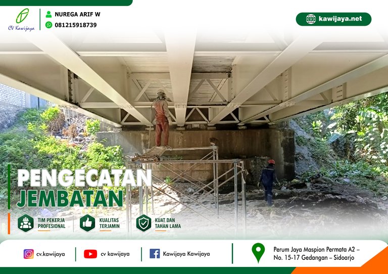 Pengecatan Jembatan Kepel - Rembang