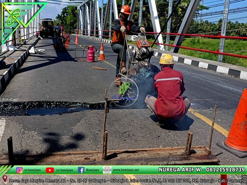 Expansion Joint Jembatan Butuh, Purworejo - Jateng