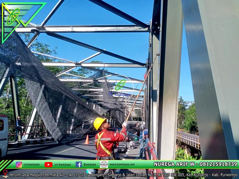 Guarddrail Jembatan Bogowonto - Purworejo