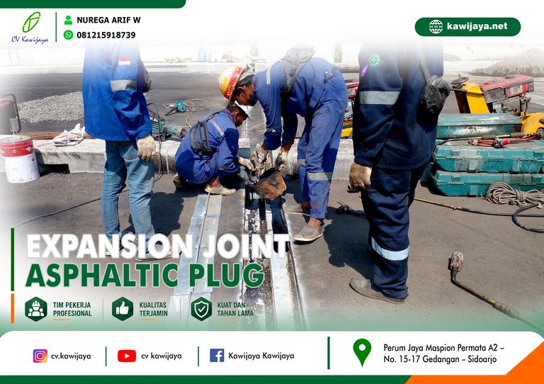 Expansion Joint Asphaltic Jembatan Cross Country - Cilacap
