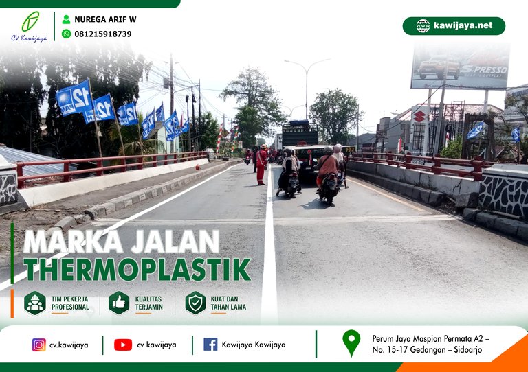 Marka Jalan Jembatan Bremi A - Batang