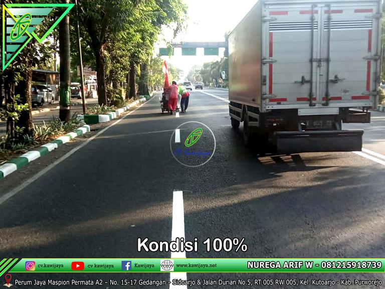 Marka Jalan Kecamatan Margorejo - Pati