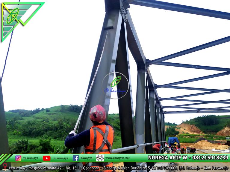 Pengecatan Jembatan Kenongo - Blitar