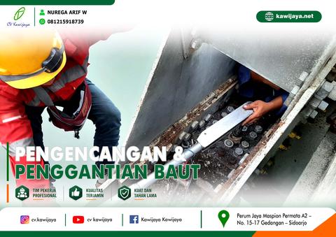 Pengencangan Baut Jembatan Ciawi - Garut
