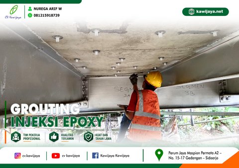 Grouting Jembatan Terusan - Bengkulu