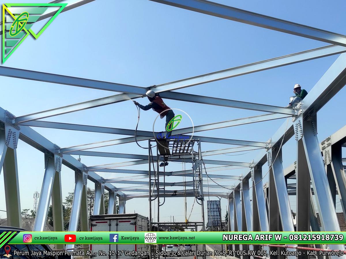 Pengecatan Jembatan Luk Ulo - Kebumen