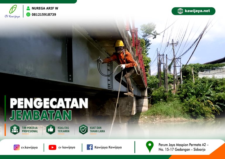 Pengecatan Jembatan Banger B - Batang