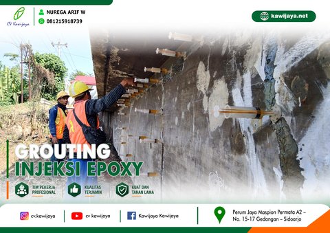 Grouting Jembatan Maribaya - Jateng
