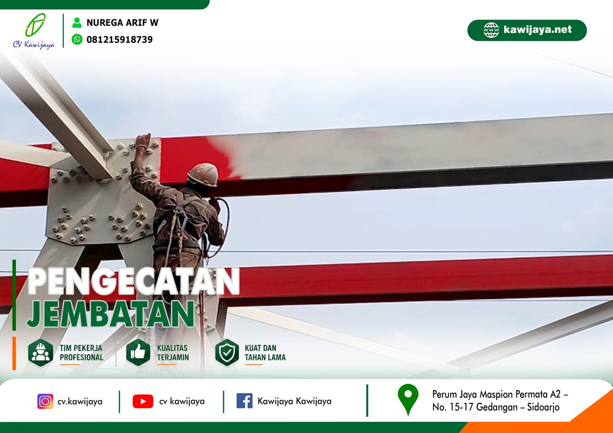 Pengecatan Jembatan Tuntang Buyaran - Demak