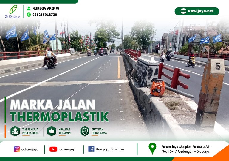 Marka Jalan Jembatan Bremi A - Batang