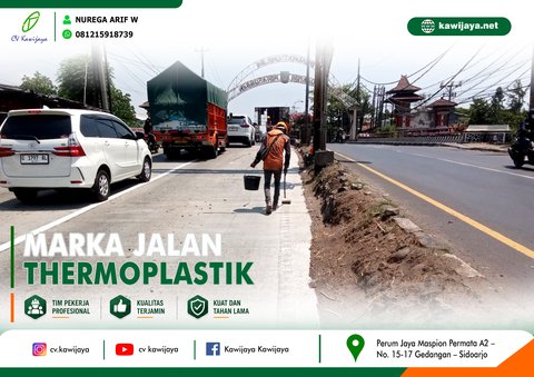 Marka Jalan Jembatan Widuri A - Batang