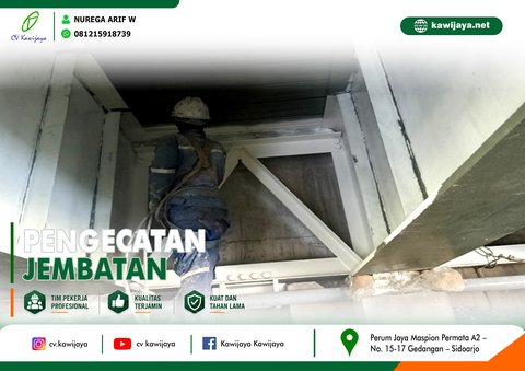 Pengecatan Jembatan Kaliori B - Rembang