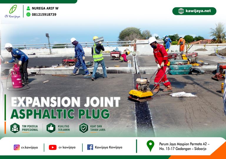 Expansion Joint Asphaltic Jembatan Cross Country - Cilacap