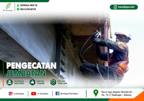 Pengecatan Jembatan Banger B - Batang