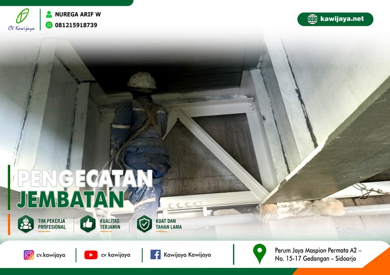 Pengecatan Jembatan Kaliori B - Rembang