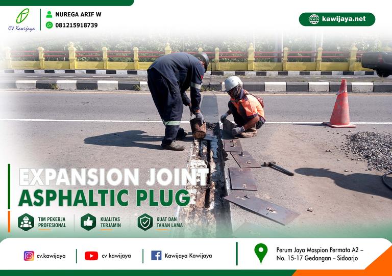 Expansion Joint Asphaltic Jembatan dalon karanganyar - solo