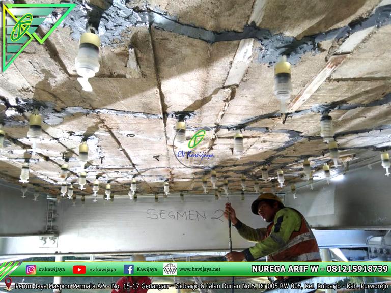 Grouting Epoxy Jembatan Pino - Bengkulu