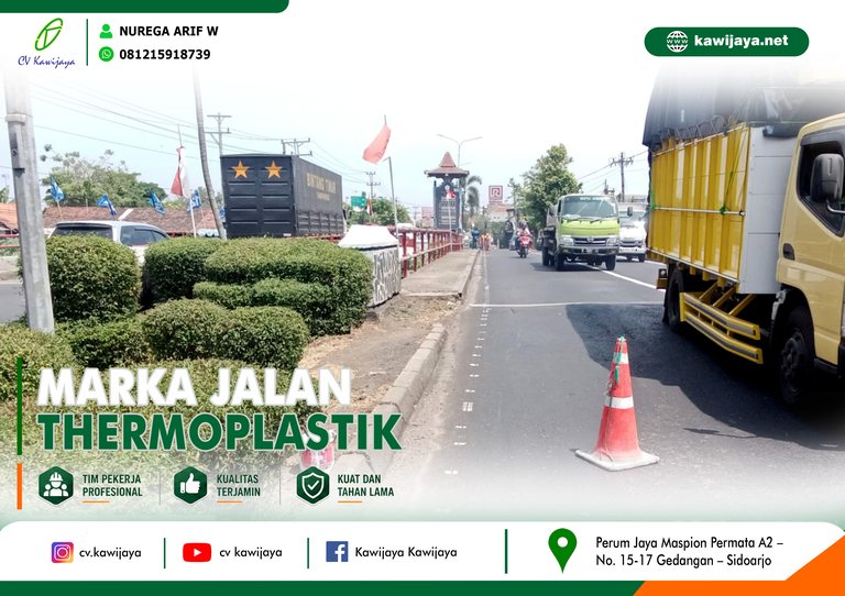 Marka Jalan Jembatan Banger B - Batang