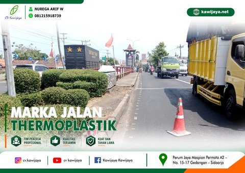 Marka Jalan Jembatan Banger B - Batang