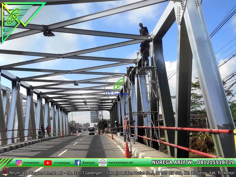 Pengecatan Jembatan Luk Ulo - Kebumen