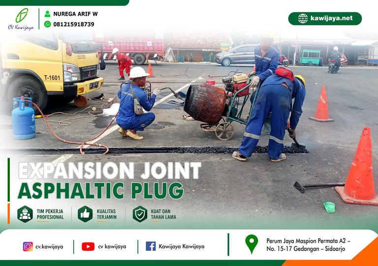Expansion Joint Asphaltic Jembatan Grobokan - Jateng