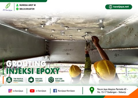Grouting Jembatan Terusan - Bengkulu