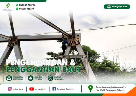 Pengencangan Baut Jembatan Ciawi - Garut
