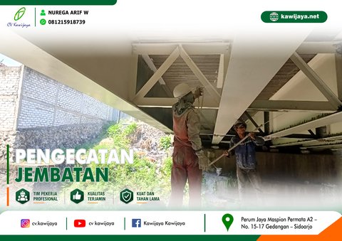 Pengecatan Jembatan Kepel - Rembang