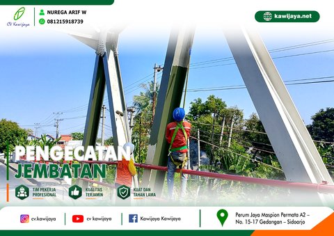 Pengecatan Jembatan Comal - Batang