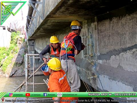 Grouting Epoxy Jembatan Kaumlor - Batang