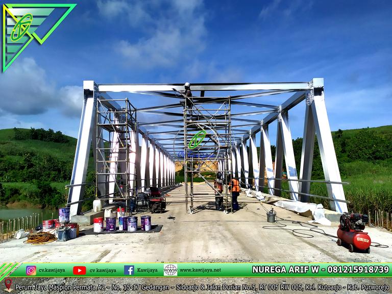 Pengecatan Jembatan Kenongo - Blitar