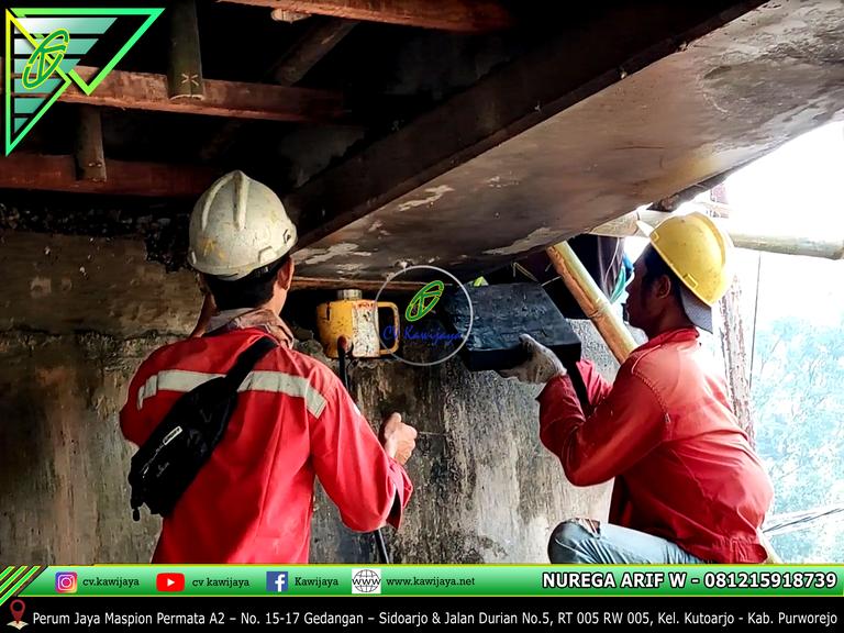 Penggantian Elastomer Jembatan Mengaji - Banyumas