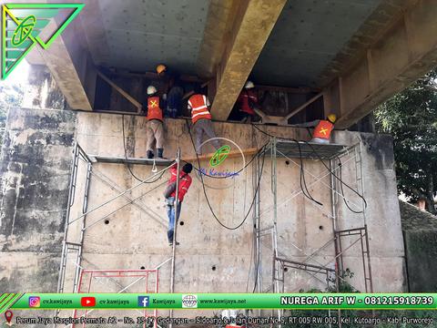 Penggantian Elastomer Jembatan Muara Rumpit - Palembang