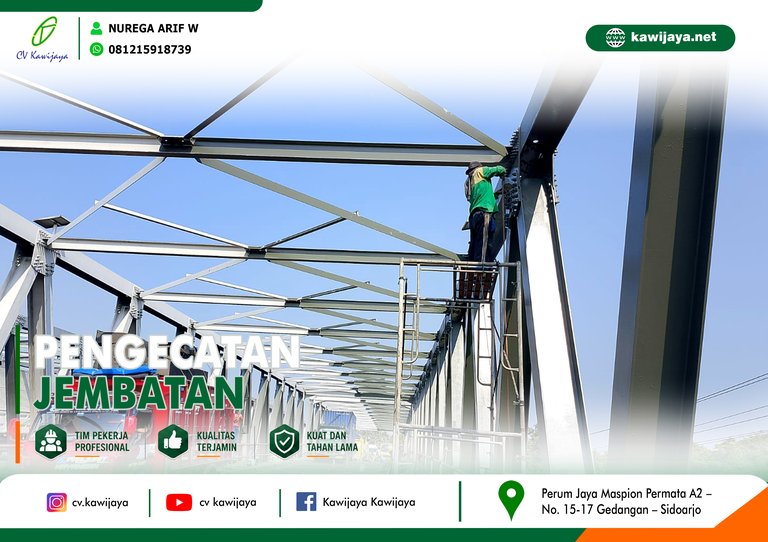 Pengecatan Jembatan Comal - Batang