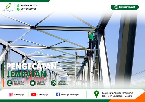 Pengecatan Jembatan Comal - Batang
