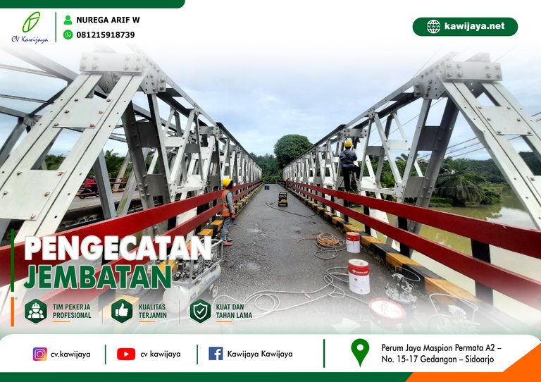 Pengecatan Jembatan Pino - Bengkulu