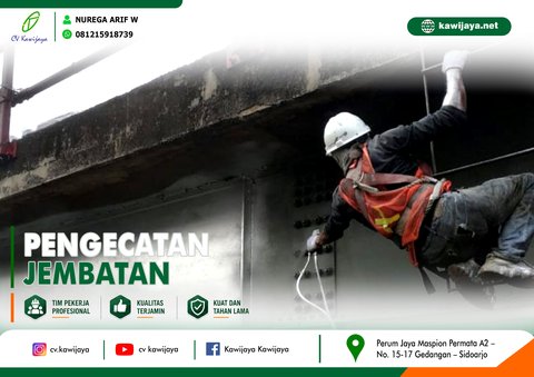 Pengecatan Jembatan Banger B - Batang