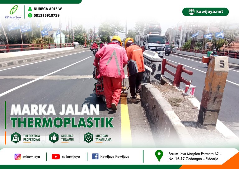 Marka Jalan Jembatan Bremi A - Batang