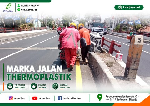 Marka Jalan Jembatan Bremi A - Batang
