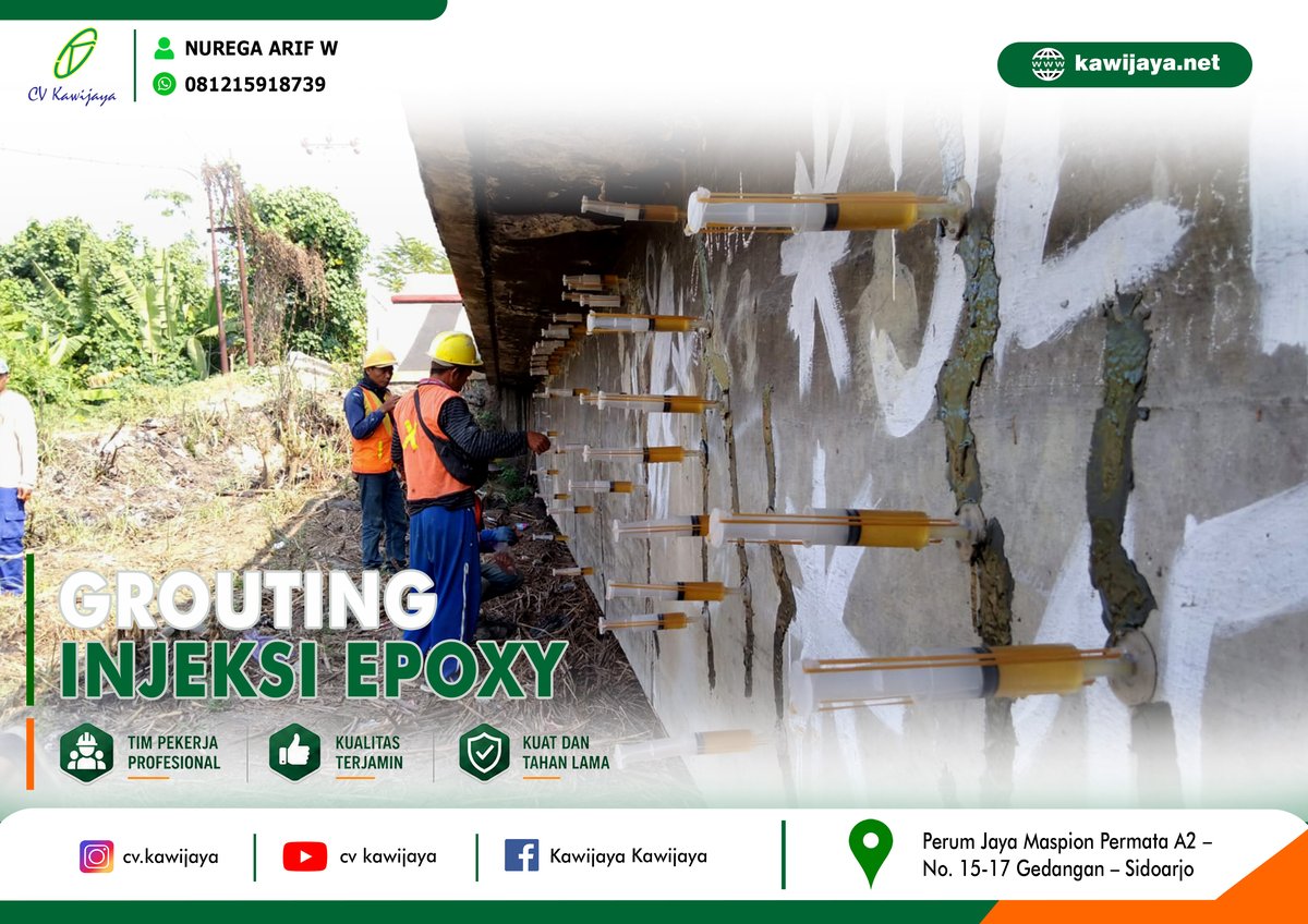 Grouting Jembatan Maribaya - Jateng