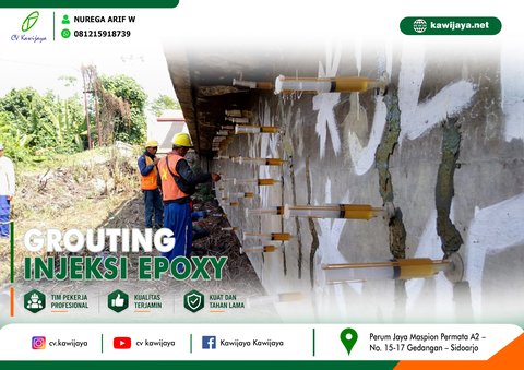 Grouting Jembatan Maribaya - Jateng
