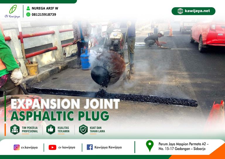 Expansion Joint Asphaltic Jembatan Kali mati - Blora