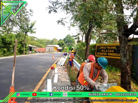 Guardrail Jembatan Bantar A - Kebumen